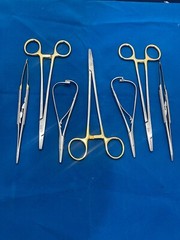 Lot of 7 Pcs Hu-Friedy V. Mueller SU16062 Mayo-Hegar Needle Holders NH5024SIM