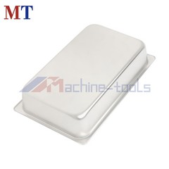 2-Pack Full Size Hotel Steam Table Pan with Lid 4 Inch Deep Stainless
