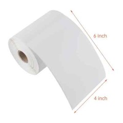 80 Rolls 4×6 Direct Thermal Labels 250 Per Roll For Zebra Eltron LP2844 ZP450 US