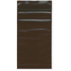 Plymor 3″ x 5″, 3 Mil Amber UV Zipper Reclosable Plastic Bags