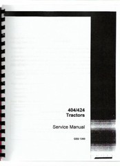 IH International 424 Tractor Service Repair Manual