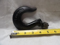 BTC Hoist Hook – Overall Length 5″ – Width 3-3/4″ – Made in the USA