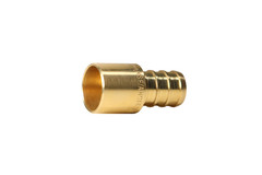 100 PIECE 1/2″ PEX X 1/2″ MALE SWEAT ADAPTERS BRASS CRIMP FITTINGS LEAD FREE
