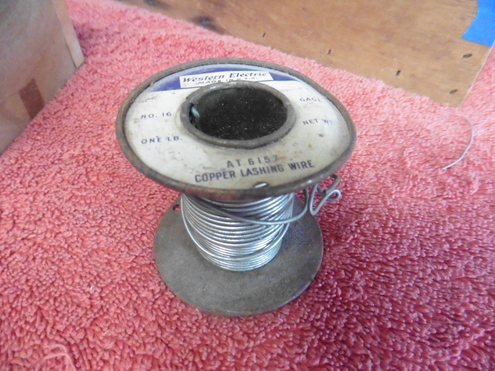 Vtg Rare western Electric Solder 5 oz AT6157 16