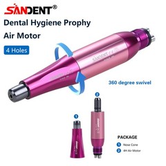 NSK Style Dental LED E-generator Fiber Optic High Speed Handpiece 3Spray 4 Holes