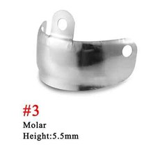 50Pcs Dental Matrix Bands With Hole Sectional Matrix Ring Fit Palodent V3 System