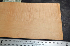 Flame Maple Raw Wood Veneer Sheet 12 x 31 inches 1/42nd 4671-58