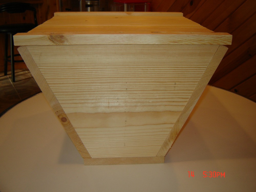 12 Top Bar Bee Hive with Roof 12 Top Bars Backyard Bee Keeping Hive