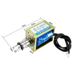 DC 12V 15N 10mm Push Pull Genre Open Frame Linear Motion Solenoid Electromagnet