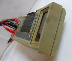 Vintage Used Fluke 8060 A Handheld USA Made Meter w/Leads Multimeter Works