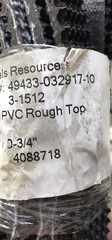 Kaman 3-1512 B1200 PVC Rough Top Black Conveyor Belts 57” Long x 3/4” Wide Qty-6