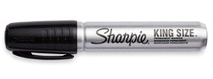 Sharpie 15001 Box of 12 Sharpie King Size Chisel Tip Permanent Markers – 2 boxes