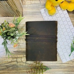 5×7 in Handmade Leather Key Journal Blank Paper best gift for Unisex