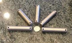 5 monel pin 5/8 x 3 1/8 long 2 1/2 between cotter pin holes nickel copper alloy