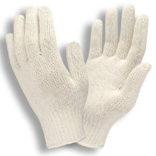 300 PAIR 25 DOZEN WHITE STRING KNIT GLOVES COTTON POLYESTER MENS SMALL NEW