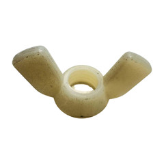 (Pack of 5) White 1/2″-13 Nylon Plastic Wing Nuts, 94924A800 **Free Shipping**