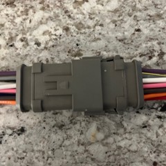 E008 Assembled Deutsch 2,3,4,6,8,12 Pin,12, 14, 16 AWG waterproof connector