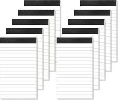 10 Pack Small Note Pads 3X5 Lined Small Pads of Pape Writing Pads Mini Notepads