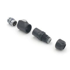 2 Pin M16 Size Power Circular Connector Female Plug & Male Socket Outdoor IP67
