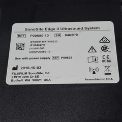 Fujifilm P20680-10 Sonosite Edge II Ultrasound