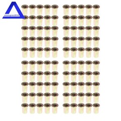 100 Pcs M6 Metric Carbon Steel Rivet Nut Flat Head Threaded Insert Nutsert