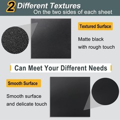 Plastic Sheet 8″ x 12″ x 0.06″, Black PVC Board Flexible 8×12-1.5MM,