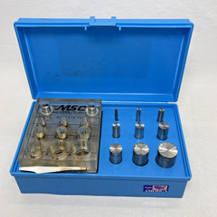 E-Z Punch Pak Punch & Die Set Complete 7 Blue Case