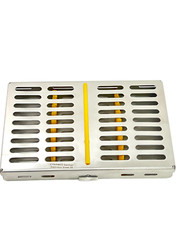 DENTAL SURGICAL AUTOCLAVE STERILIZATION CASSETTES RACKS BOX FOR 10 INSTRUMENTS