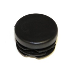 Black 1″ Round Tubing Plastic Hole Plug End Cap, 1 Inch OD Tube Pipe Cover