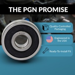 (4) 6211-2RS Premium Rubber Seal Ball Bearing C3 EMQ, 55x100x21, 6211 2RS 6211rs