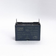 CBB61 250V 4/5/6/8/10/12/15/20/24/25 UF Fan Motor RUN Capacitor 2 PINS