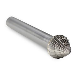 BHA Tungsten Carbide Burr Rotary Files Grinder Bits, Double Cut – 1/4 Inch Shank