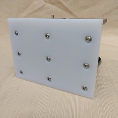 Knife Bevel Jig 6″ x 2.5″ with Handles and Hardware, D-D Work Rest Made in USA