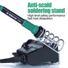YIHUA 882D Soldering Station 2-in-1 Hot Air Rework + Soldering Iron Digital 750W