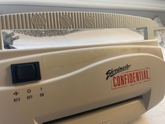 GBC Shredmaster Confidential 20S Paper Shredder Vtg Good Working Condition