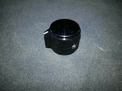 Alco Knob KPN-700B1/4 Black Anodized Aluminum 1/4 ” Shaft