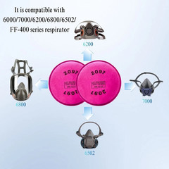 2097 P100 Particulate Filter For Filter Retainer Respiratory Protection