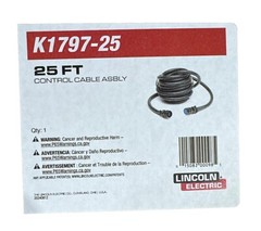 Lincoln K1797-25 Control Cable Extension M19649-25. M 14pin, F 14pin 25ft/7.6m.