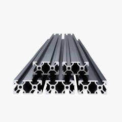 5PCS 39.4 in (1000 mm) T Slot 2040 Aluminum Extrusion Anodized Linear Rail