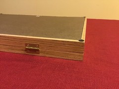 Oak Wood Display Case 18 x 24 x 2 for Arrowheads Knifes Collectibles & More