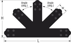 Simpson Strong-Tie APGP1212 Outdoor Accents Mission Gable Plate 12:12 Pitch