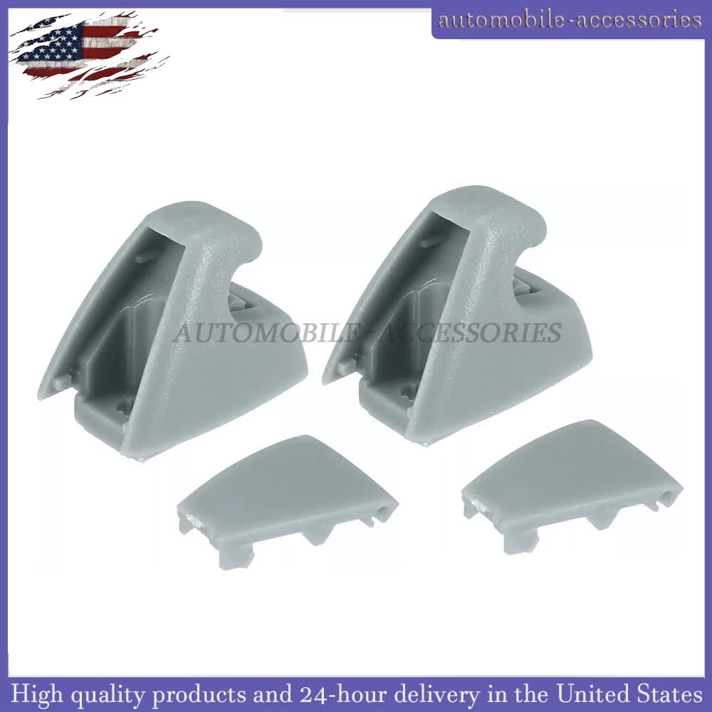 1Pair For 2007-2014 Chevrolet Tahoe Gray Sunvisor Shade Support Clip US