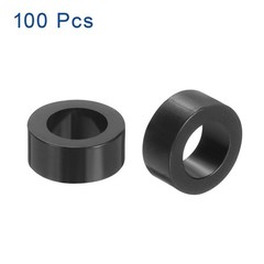 100pcs Nylon Round Spacers 4mm ID, 7mm OD, 3mm Height Screws Spacers