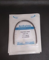 Dental Orthodontic Arcos Stainless Steel Arch Wires Round Wires Nature 10pc/pack