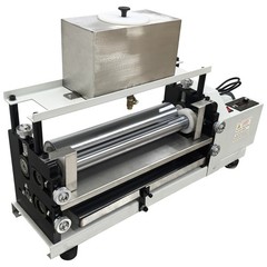 110V Automatic Steel Roller Gluing Coating Machine Double-sided Gluing Machine