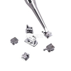 AZDENT Dental Ortho Brace Self Ligating Brackets Mini MBT0.022 345 Hook Tube