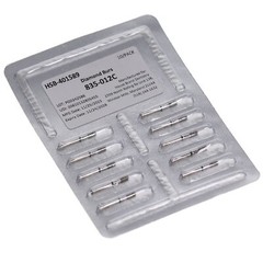 House Brand Dentistry 401589 FG 835-012C Flat Cylinder Coarse Diamond Burs 10/Pk