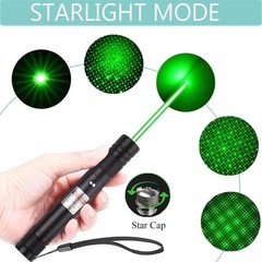 Green Presentation Laser Pointer Pen 1mW Class II Rechargeable Office Pointer