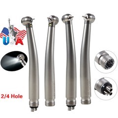 Askeadnt Dental High Speed (LED E-generator) Handpiece 4/2-Hole Push Turbine