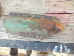 Oliver grain drill planter seed shoot row bracket